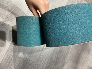 韩国鹿牌PZ633锆刚玉涂层砂带蓝砂带家具抛光砂带