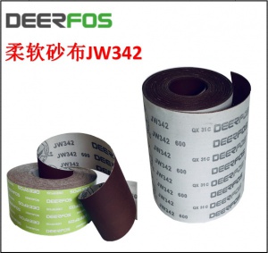 天津韩国鹿牌砂带JW342打磨砂带干湿并用抛光砂布带手工研磨