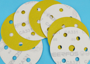 天津韩国鹿牌砂纸 CA331圆盘自粘砂纸 背绒砂碟打磨片