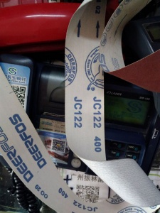 韩国DEERFOS鹿牌JC122抛光砂带五金磨料耐磨硬砂带