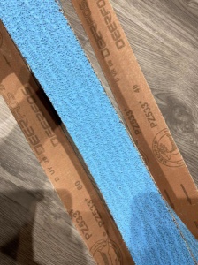 鹿牌PZ533蓝砂带锆刚玉磨料304号不锈钢打磨硬性砂布