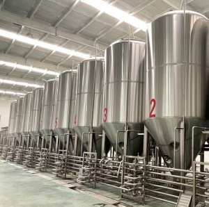 可以生产啤酒厂年产2万吨的大型精酿原浆啤酒设备的工厂
