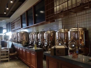 精酿鲜啤酒设备300升小型啤酒机