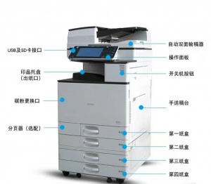 广州办公设备彩色复印机租赁